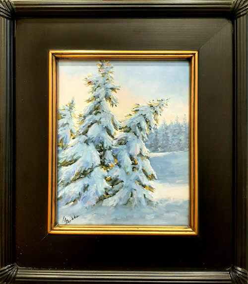 Heavy Snow 10x8 $350 at Hunter Wolff Gallery